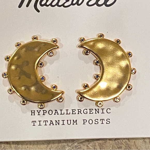 Madewell Celestial Dotted Moon Statement Stud
Earrings NWT - Picture 6 of 10